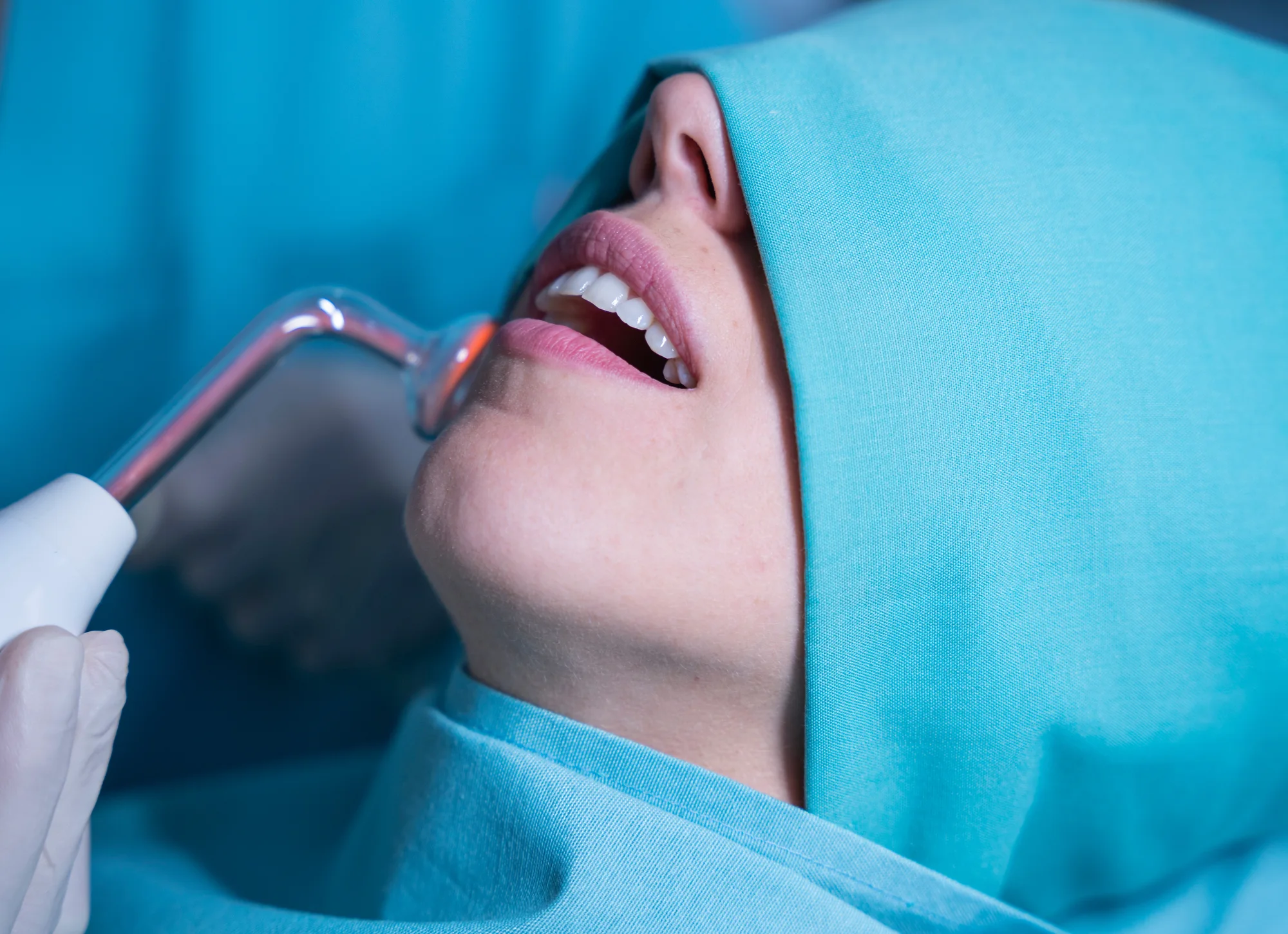 Ozone therapy used during a dental visit in Sarasota, FL